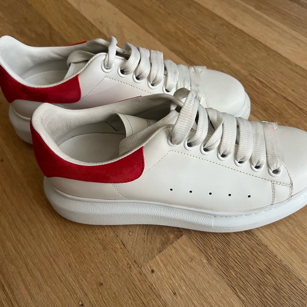 Alexander McQueen Oversized Tennis Shoes -Size 37.5D.